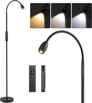 Open image in slideshow, Nordic Hygge 72&quot; Tall LED Lamp with Flexible Gooseneck
