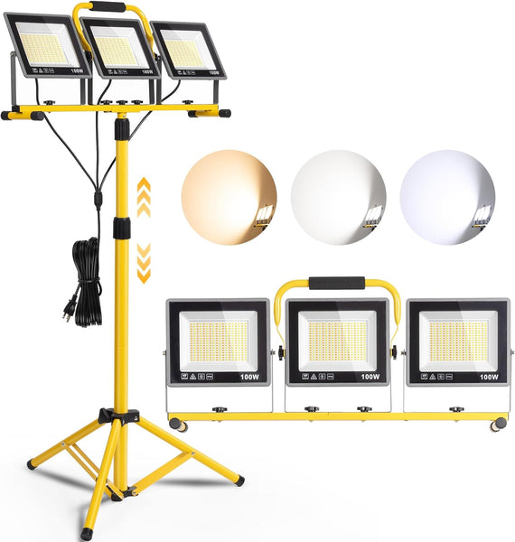 Nordic Hygge 31000 Lumen LED Work Lights with Stand