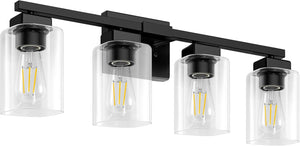 Open image in slideshow, Nordic Hygge 27&quot; 4-Light Bathroom Light Fixture
