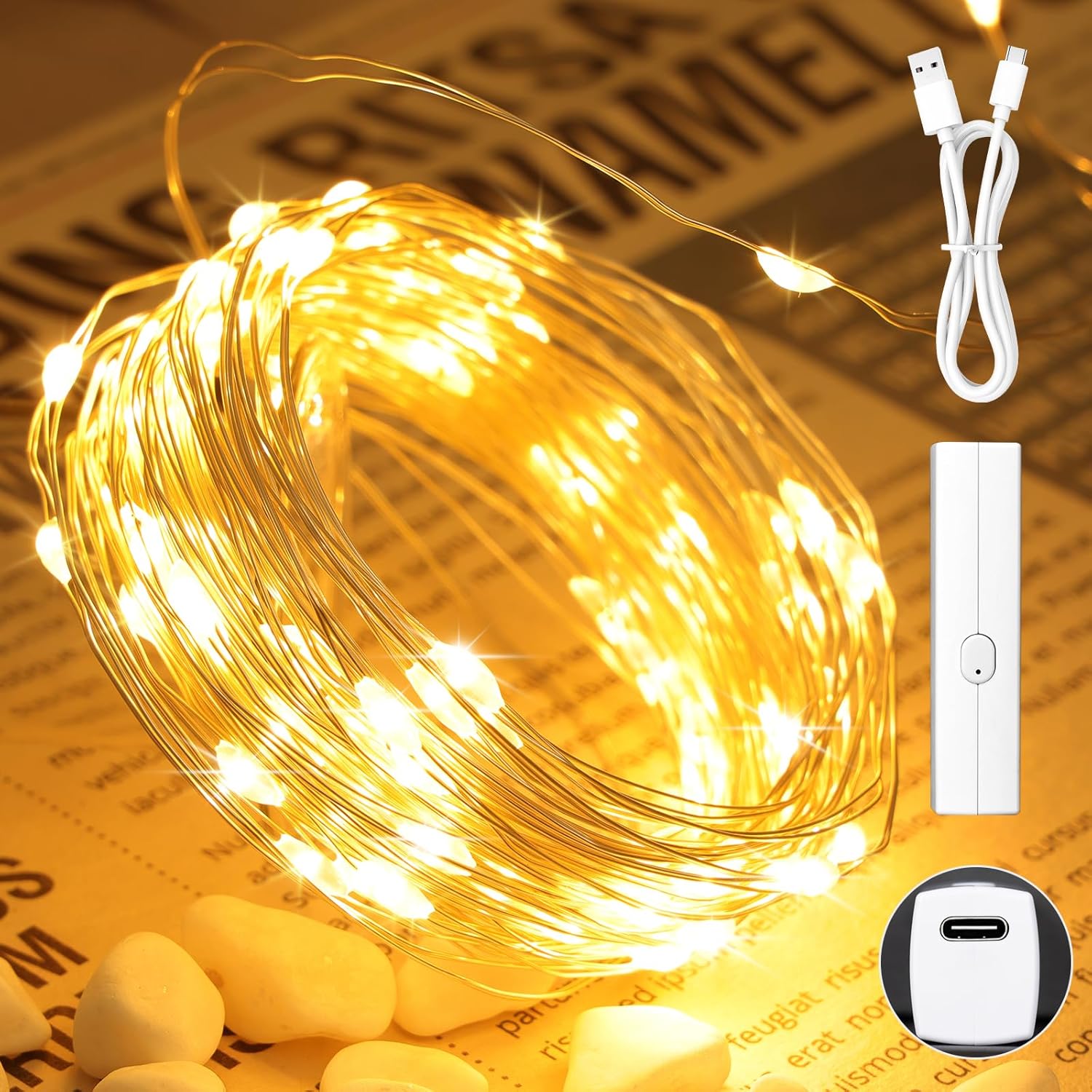 cigarette lighter fairy lights Nordic Hygge Lipstick Rechargeable Fairy Lights, (10M/33FT) cigarette lighter fairy lights Nordic Hygge Lipstick Rechargeable Fairy Lights, (10M/33FT)